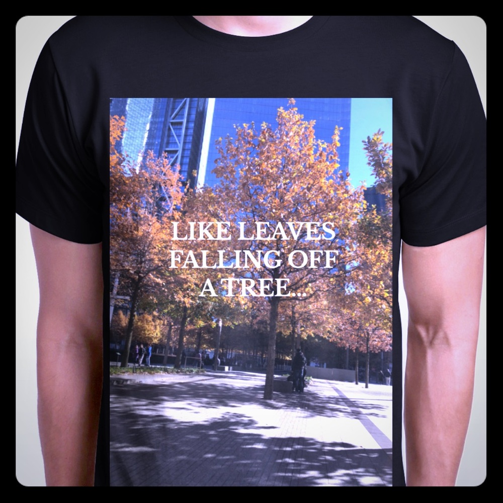 Leaves Falling Off A Tree Unisex Tee